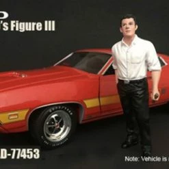 70s Style Figure - III, American Diorama 77453 - 1/18 Scale Accessory For Diecast Cars