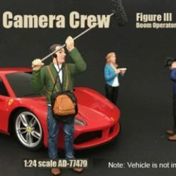 Camera Crew III Boom Operator - American Diorama 77479 - 1/24 Scale Diecast Model Toy Car