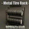 Metal Tire Rack, American Diorama 77530 - 1/24 Scale Accessory For Diecast Cars -ModelToyCars Shop 77530 AD Metal Tire Rack 124 1 AZ 21307.1610384903.386.513