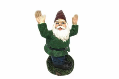 Garden Gnome Watering Fun II, Green - American Diorama 8447 - Garden Statue 3 Garden Gnome Watering Fun II, Green - American Diorama 8447 - Garden Statue