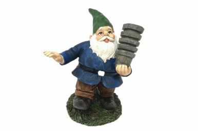 Garden Gnome Watering Fun IV, Blue - American Diorama 8449 - Garden Statue 3 Garden Gnome Watering Fun IV, Blue - American Diorama 8449 - Garden Statue