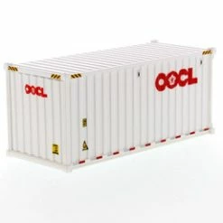 20' Dry Goods Sea Shipping Container "OOCL", White - Diecast Masters 91025B - 1/50 Scale Plastic Model Replica