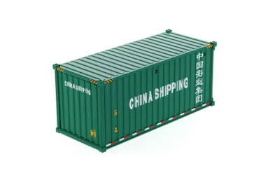 20' Dry Goods Sea Shipping Container 'China Shipping', Diecast Masters 91025C, 1/50 Plastic Replica 3 20' Dry Goods Sea Shipping Container 'China Shipping', Diecast Masters 91025C, 1/50 Plastic Replica