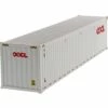 40' Dry Goods Sea Shipping Container 'OOCL', White - Diecast Masters 91027B - 1/50 Plastic Replica