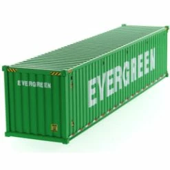 40' Dry Goods Sea Shipping Container 'Evergreen' - Diecast Masters 91027D - 1/50 Plastic Replica