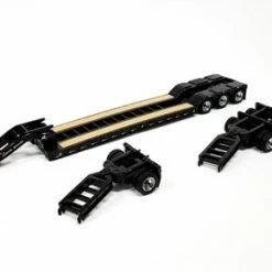 XL 120 Low-Profile HDG Trailer W/2 Boosters, Black - Diecast Masters 91032 - 1/50 Diecast Replica
