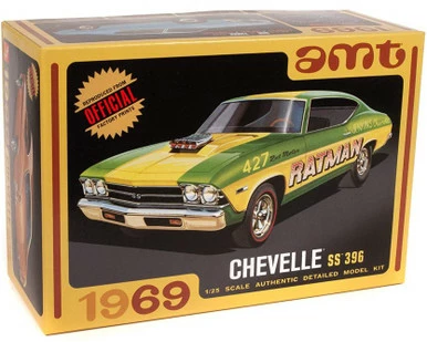 AMT 1969 Chevy Chevelle Hardtop, 1/25 Scale Plastic Model Car Kit - AMT1138 2 AMT 1969 Chevy Chevelle Hardtop, 1/25 Scale Plastic Model Car Kit - AMT1138