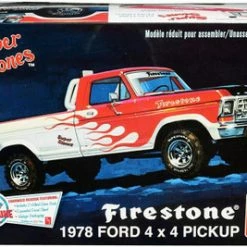 AMT 1978 Ford Pickup "Firestone Super Stones”, 1/25 Scale Plastic Model Car Kit - AMT858M