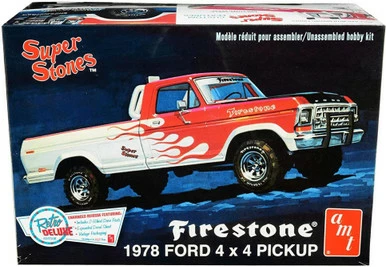 AMT 1978 Ford Pickup "Firestone Super Stones”, 1/25 Scale Plastic Model Car Kit - AMT858M 3 AMT 1978 Ford Pickup "Firestone Super Stones”, 1/25 Scale Plastic Model Car Kit - AMT858M